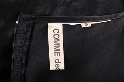 Lot 81 - A Comme des Garçons black satin dress, 1990s