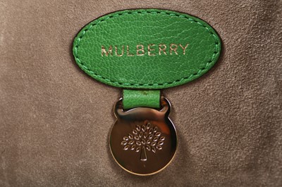 Lot 34 - A Mulberry grass-green leather Bayswater, 2013