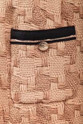 Lot 6 - A Chanel beige tweed jacket, 2000s