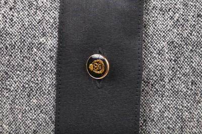Lot 7 - A Chanel grey wool nautical-inspired dress, 1980s