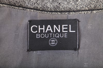 Lot 7 - A Chanel grey wool nautical-inspired dress, 1980s