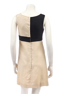 Lot 319 - A good Mary Quant linen-blend mini-dress, circa 1965