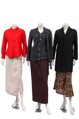 Lot 79 - A group of Comme des Garçons womenswear, late 1990s-2000s