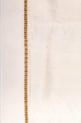 Lot 15 - A Chanel cream tweed jacket Spring/Summer 2002