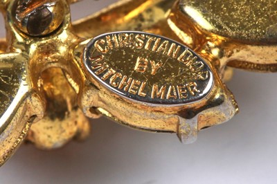 Lot 69 - A Christian Dior by Mitchel Maer wreath brooch, 1952-56