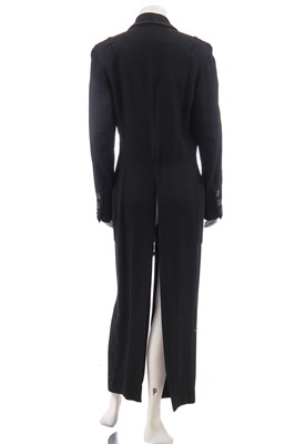 Lot 85 - An Ann Demeulemeester black coat, 1990s