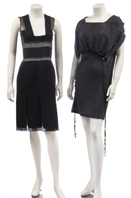 Lot 85 - An Ann Demeulemeester black coat, 1990s