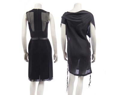 Lot 85 - An Ann Demeulemeester black coat, 1990s