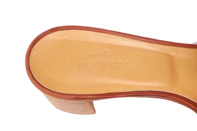 Lot 48 - Two pairs of Hermès shoes, 1990s
