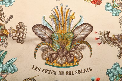 Lot 47 - Three Hermès printed silk scarves, various dates