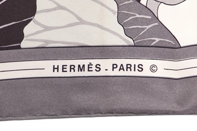 Lot 49 - Three Hermès printed silk scarves, various dates