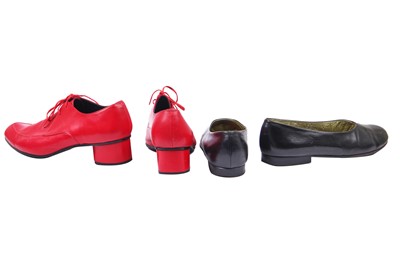 Lot 78 - Three pairs of Comme des Garçons shoes, 1990s-modern