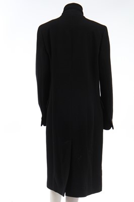 Lot 93 - A Martin Margiela black wool coat, Autumn-Winter 2007