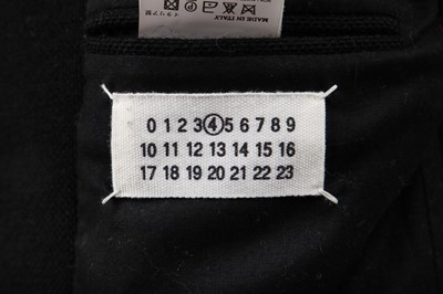 Lot 93 - A Martin Margiela black wool coat, Autumn-Winter 2007