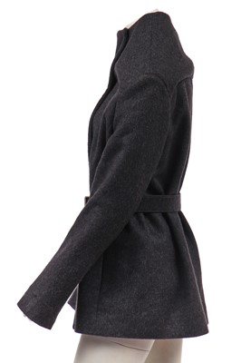 Lot 91 - A Maison Margiela charcoal-grey wool-cashmere coat, Autumn-Winter 2010