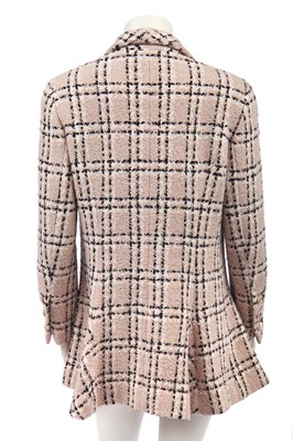 Lot 20 - A Chanel checked bouclé tweed jacket, 1990s