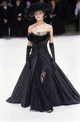 Lot 551 - A Yohji Yamamoto black two-piece ensemble, Spring-Summer 1999