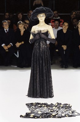 Lot 551 - A Yohji Yamamoto black two-piece ensemble, Spring-Summer 1999