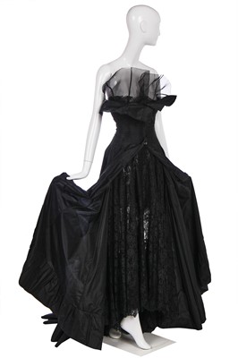 Lot 551 - A Yohji Yamamoto black two-piece ensemble, Spring-Summer 1999