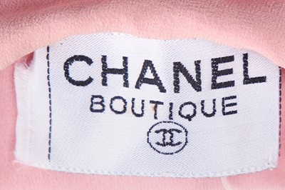 Lot 12 - Two Chanel silk crepe de chine dresses, 1980s