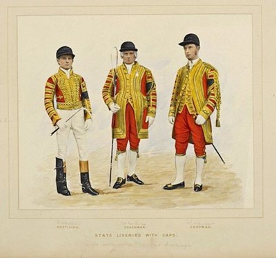 Lot 210 - A British Royal Household Footman’s livery for the reign of King Edward VII, circa 1902