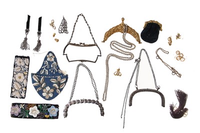 Lot 480 - A group of reticules and purses, 1810s-1860s