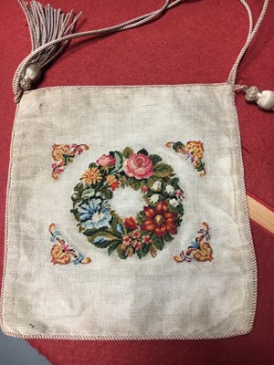 Lot 480 - A group of reticules and purses, 1810s-1860s