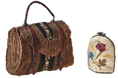 Lot 480 - A group of reticules and purses, 1810s-1860s