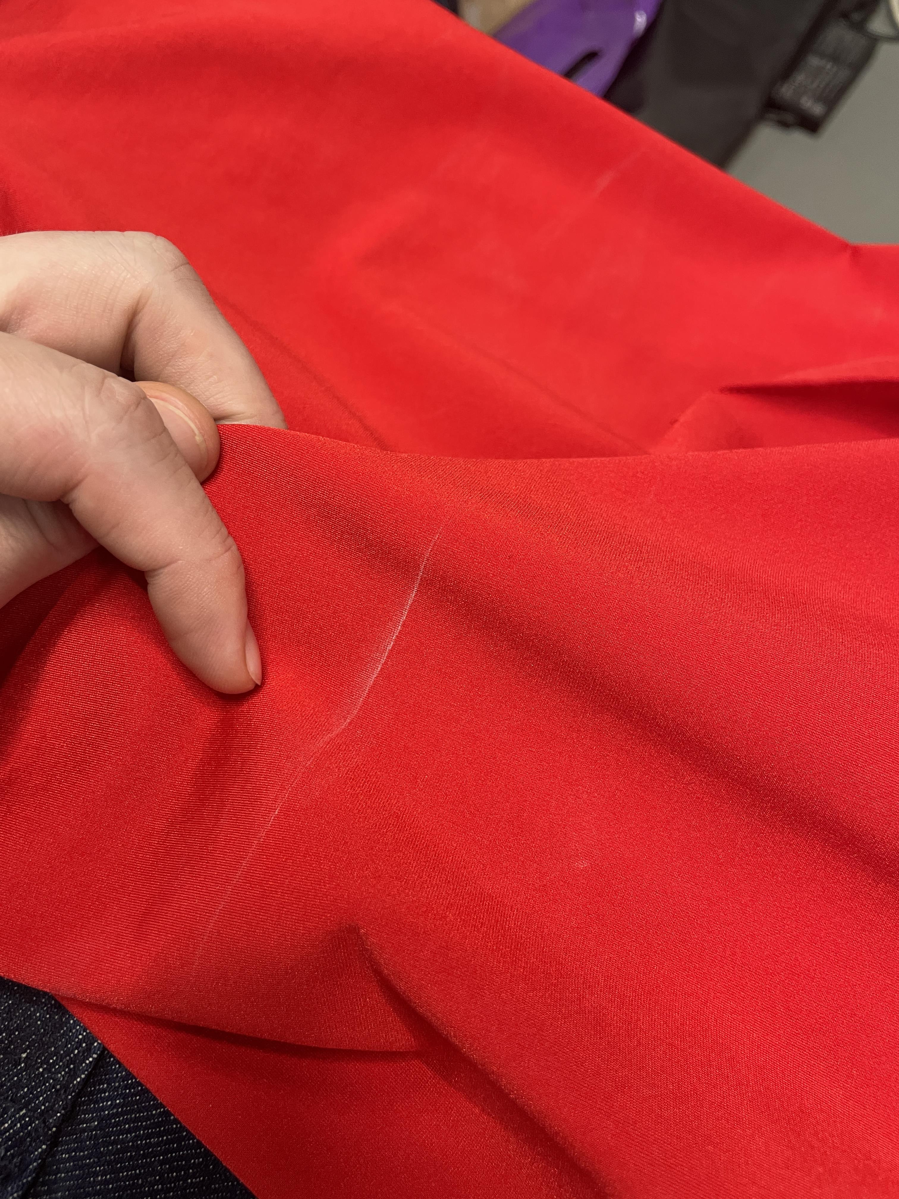 strapless open back dress Emilia Clarke as Lou Clark Red Dress Short Prom Dress with Cap Sleeves –  Hoprom main image 1