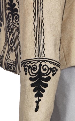 Lot 499 - An embroidered purple velvet waistcoat, probably Serbian Ottoman empire, mid-19th century
