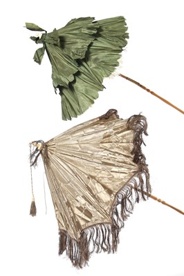 Lot 479 - A straw bonnet, circa 1860