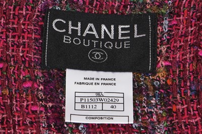 Lot 4 - A Chanel fantasy tweed suit, Autumn-Winter 1998