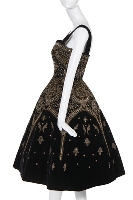 Lot 123 - A Jeanne Lanvin by Antonio Castillo haute couture evening dress, Autumn-Winter 1956-57