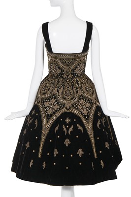 Lot 123 - A Jeanne Lanvin by Antonio Castillo haute couture evening dress, Autumn-Winter 1956-57
