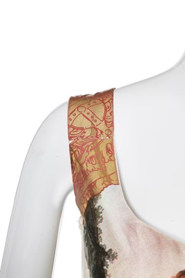 Lot 261 - A Vivienne Westwood printed corset, 'Portrait' collection, Autumn-Winter 1990-91