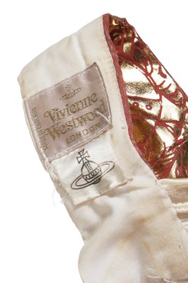 Lot 261 - A Vivienne Westwood printed corset, 'Portrait' collection, Autumn-Winter 1990-91