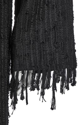 Lot 74 - A Gucci black felted wool and viscose coat, 2000s