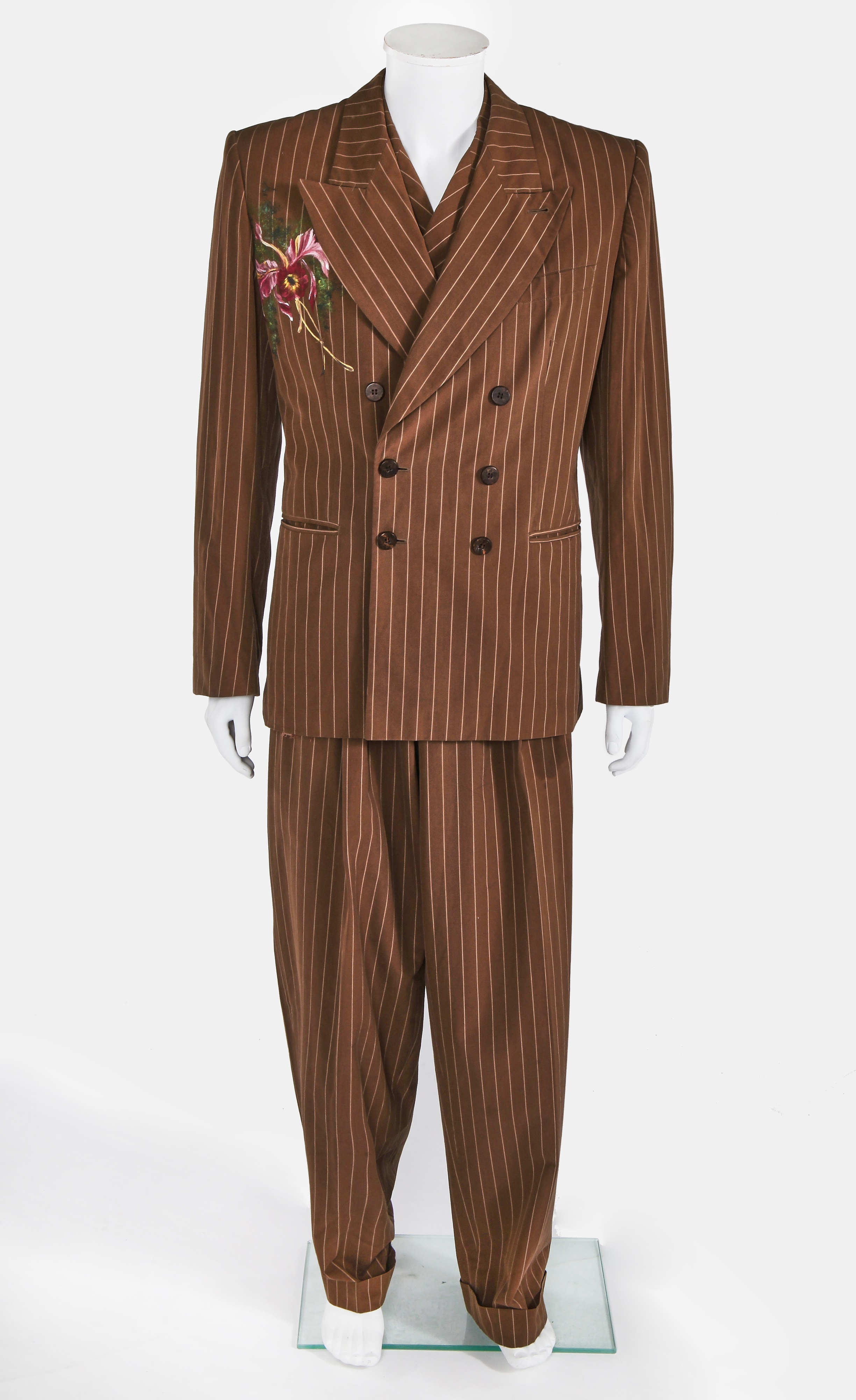 Lot 98 - A Jean Paul Gaultier man's hand-painted three-