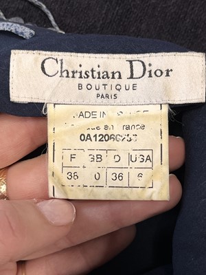 Lot 151 - A Christian Dior by John Galliano denim print sequined dress, 'Fly Girl' collection, Autumn-Winter 2000-01