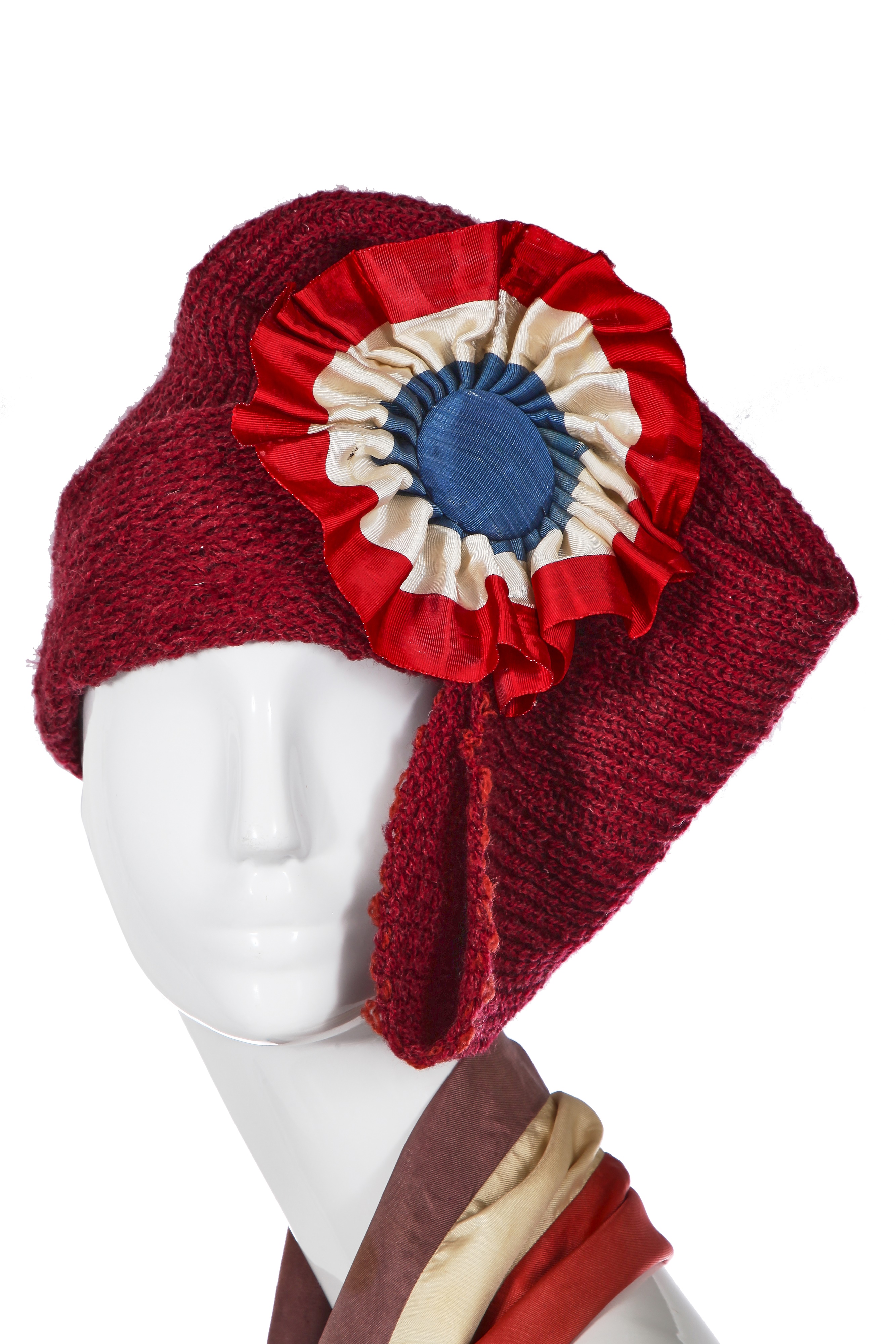 Lot 296 - A rare John Galliano hat and scarf, 'Les