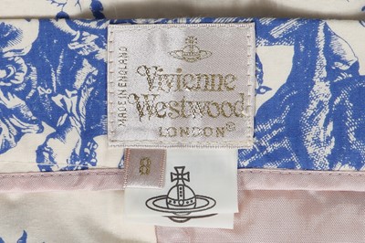 Lot 181 - A Vivienne Westwood printed cotton micro mini skirt, probably 'Les Femmes Ne Connaissent Pas Toute Leur Coquetterie', Spring-Summer 1996