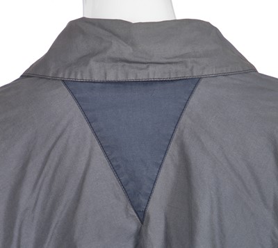 Lot 346 - A rare Vivienne Westwood blue cotton jacket, probably 'Clint Eastwood ' collection, Autumn-Winter 1984-85