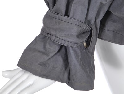 Lot 346 - A rare Vivienne Westwood blue cotton jacket, probably 'Clint Eastwood ' collection, Autumn-Winter 1984-85