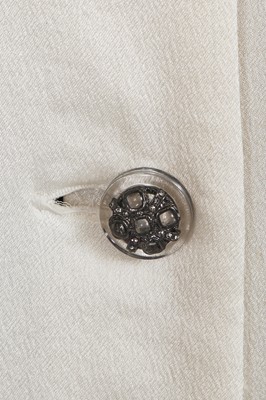 Lot 14 - A Chanel white silk blouse/jacket, modern