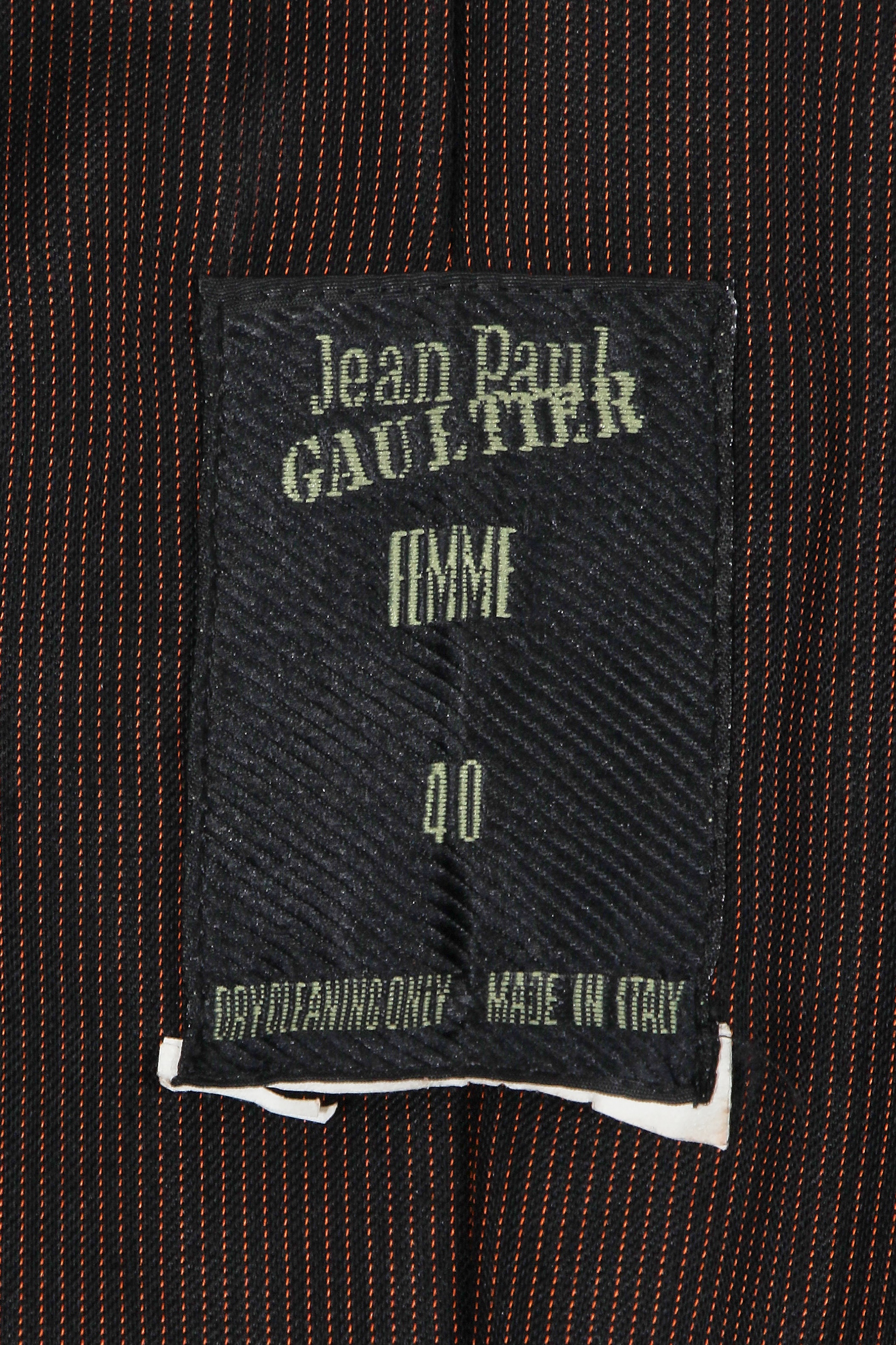 Lot 350 - A Jean-Paul Gaultier 'inside out' jacket,