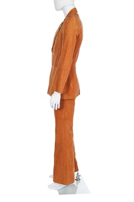 Lot 201 - A South Sea Bubble Ltd men's cotton suit, jacket and shirt, 1970s