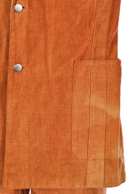 Lot 201 - A South Sea Bubble Ltd men's cotton suit, jacket and shirt, 1970s