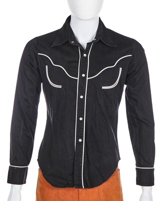 Lot 201 - A South Sea Bubble Ltd men's cotton suit, jacket and shirt, 1970s