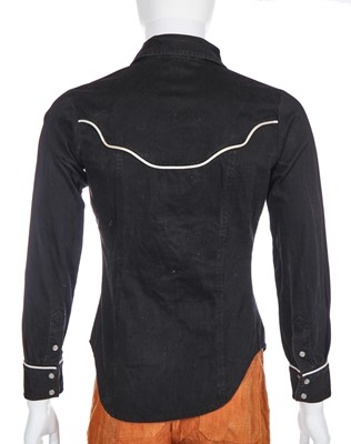 Lot 201 - A South Sea Bubble Ltd men's cotton suit, jacket and shirt, 1970s