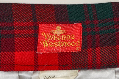 Lot 257 - Two Vivienne Westwood tartan skirts, circa 1990